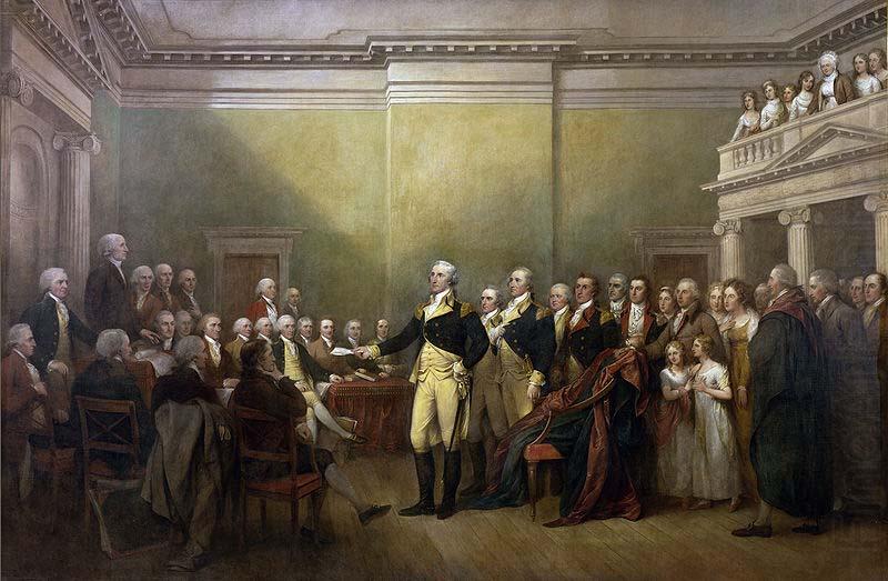 John Trumbull General George Washington Resigning his Commission china oil painting image